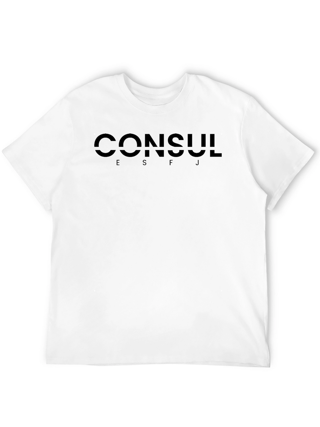 Consul ESFJ Black Tee - MBTI Personality T-Shirt