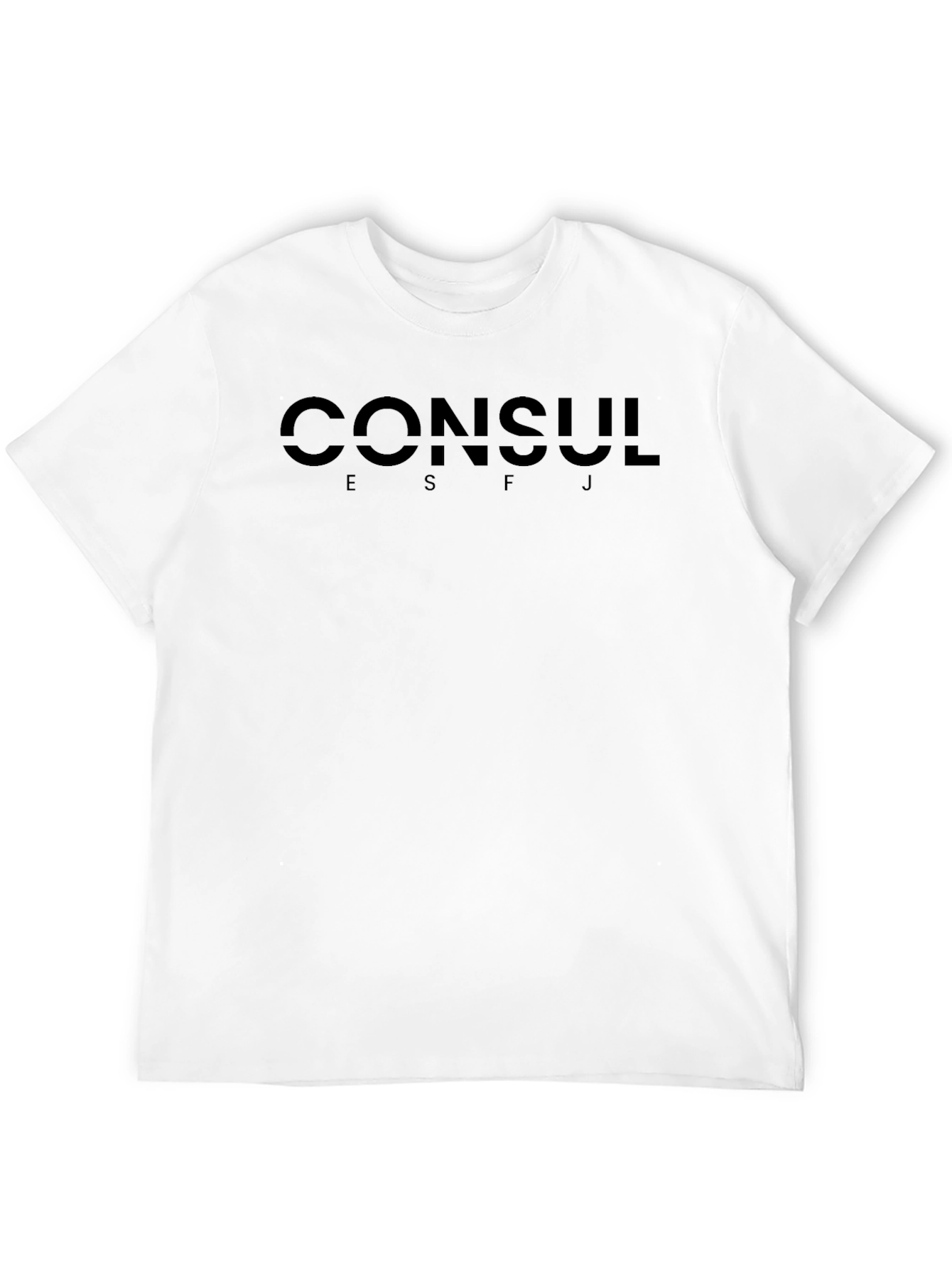 Consul ESFJ Black Tee - MBTI Personality T-Shirt