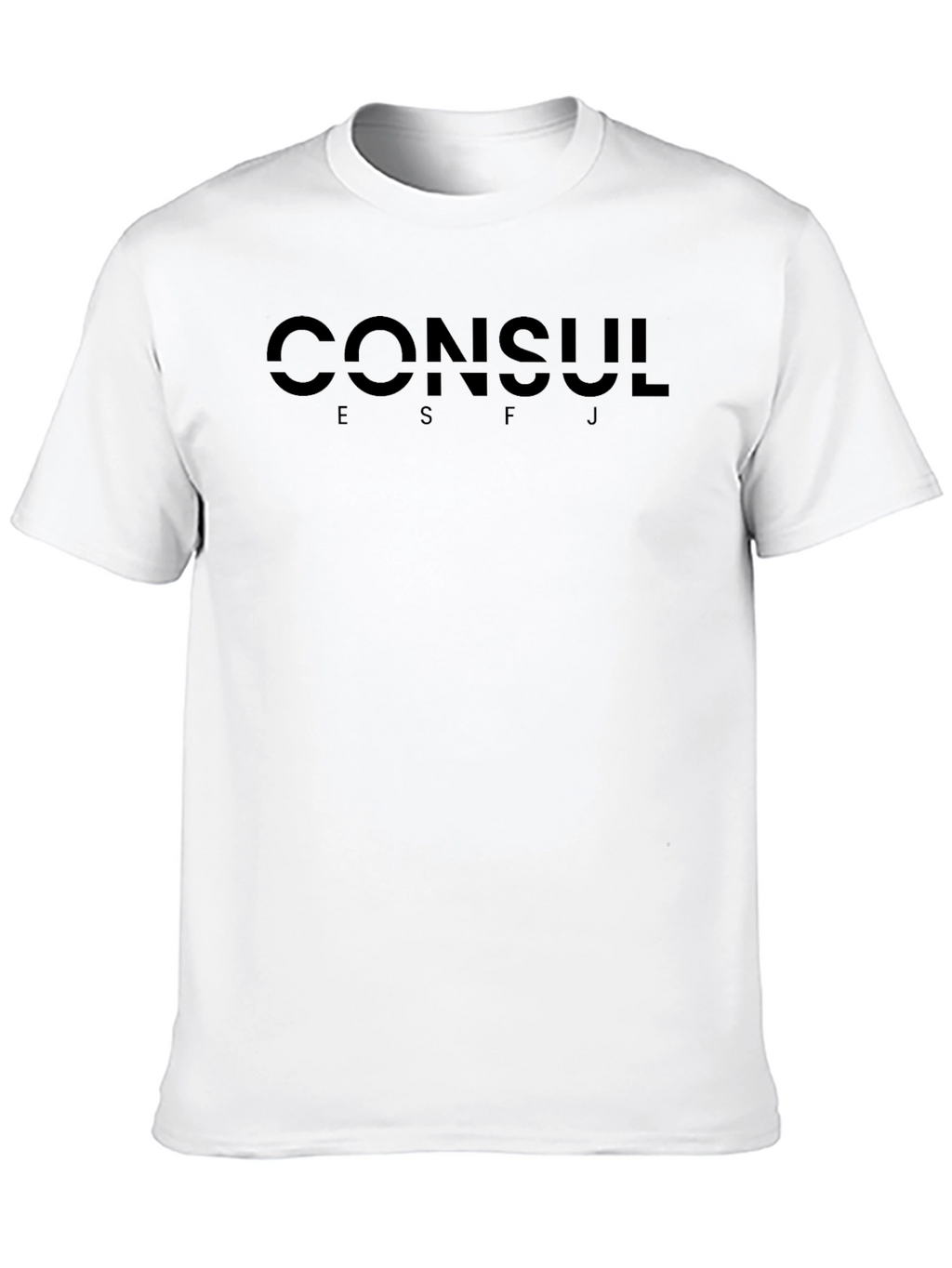 Consul ESFJ Black Tee - MBTI Personality T-Shirt