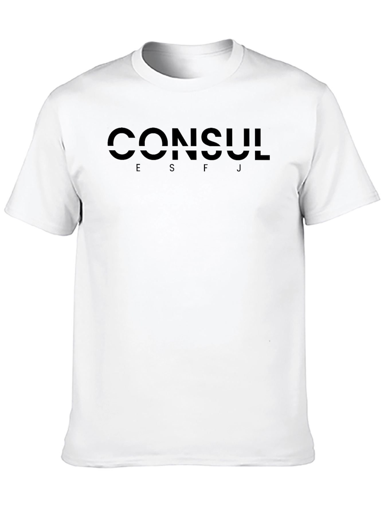 Consul ESFJ Black Tee - MBTI Personality T-Shirt