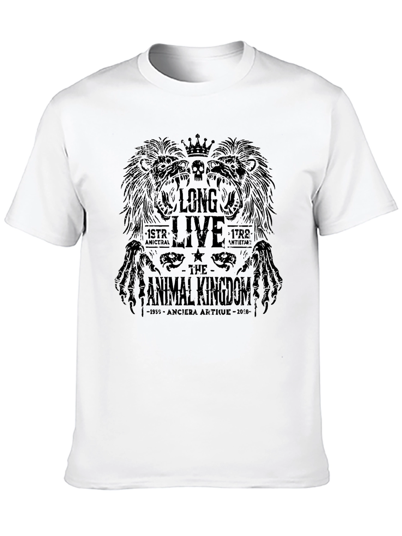 Long Live the Animal Kingdom Black T-Shirt