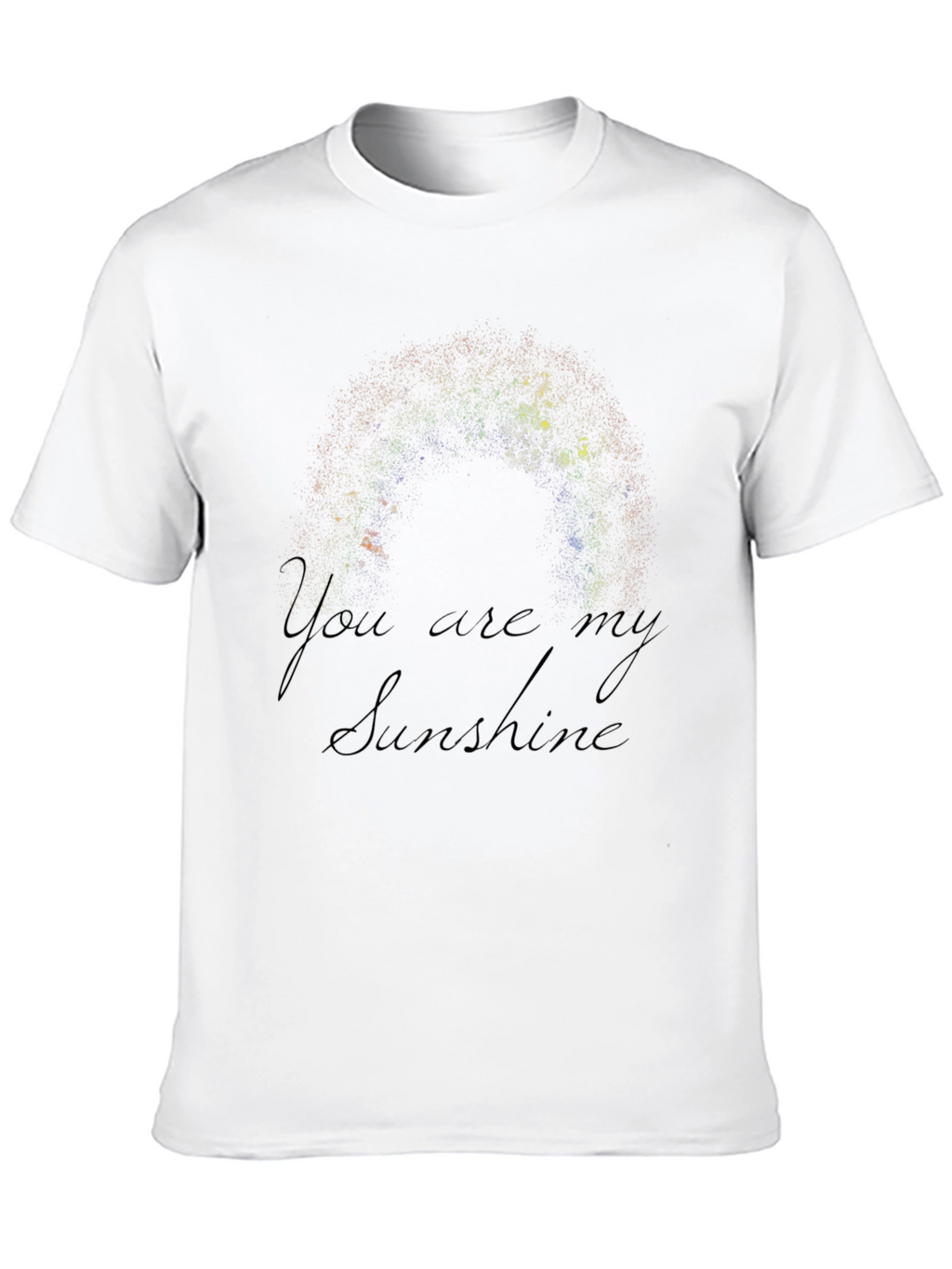 You Are My Sunshine Black Graphic T-Shirt