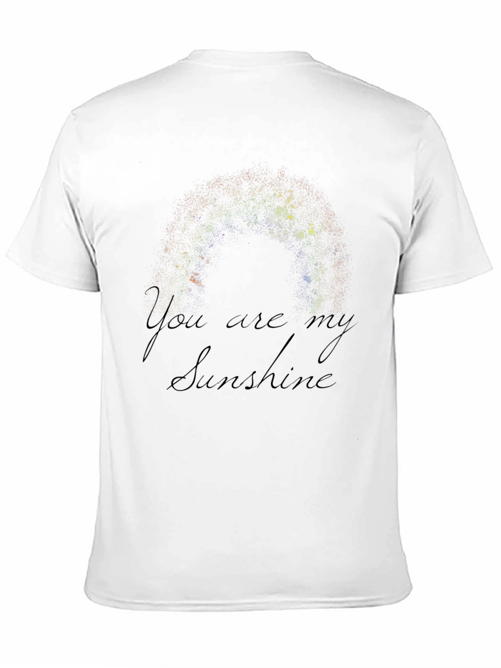 You Are My Sunshine Black Graphic T-Shirt