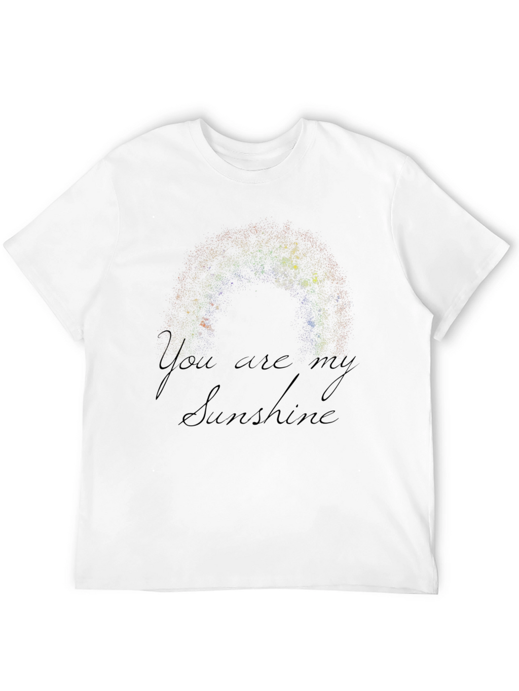 You Are My Sunshine Black Graphic T-Shirt