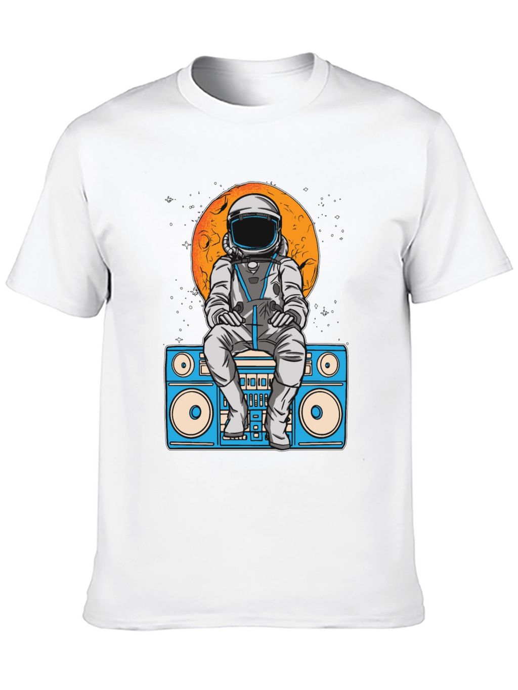 Astronaut Boombox Graphic Tee