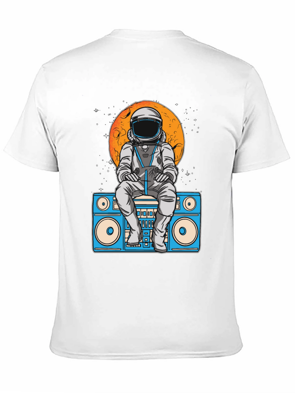 Astronaut Boombox Graphic Tee