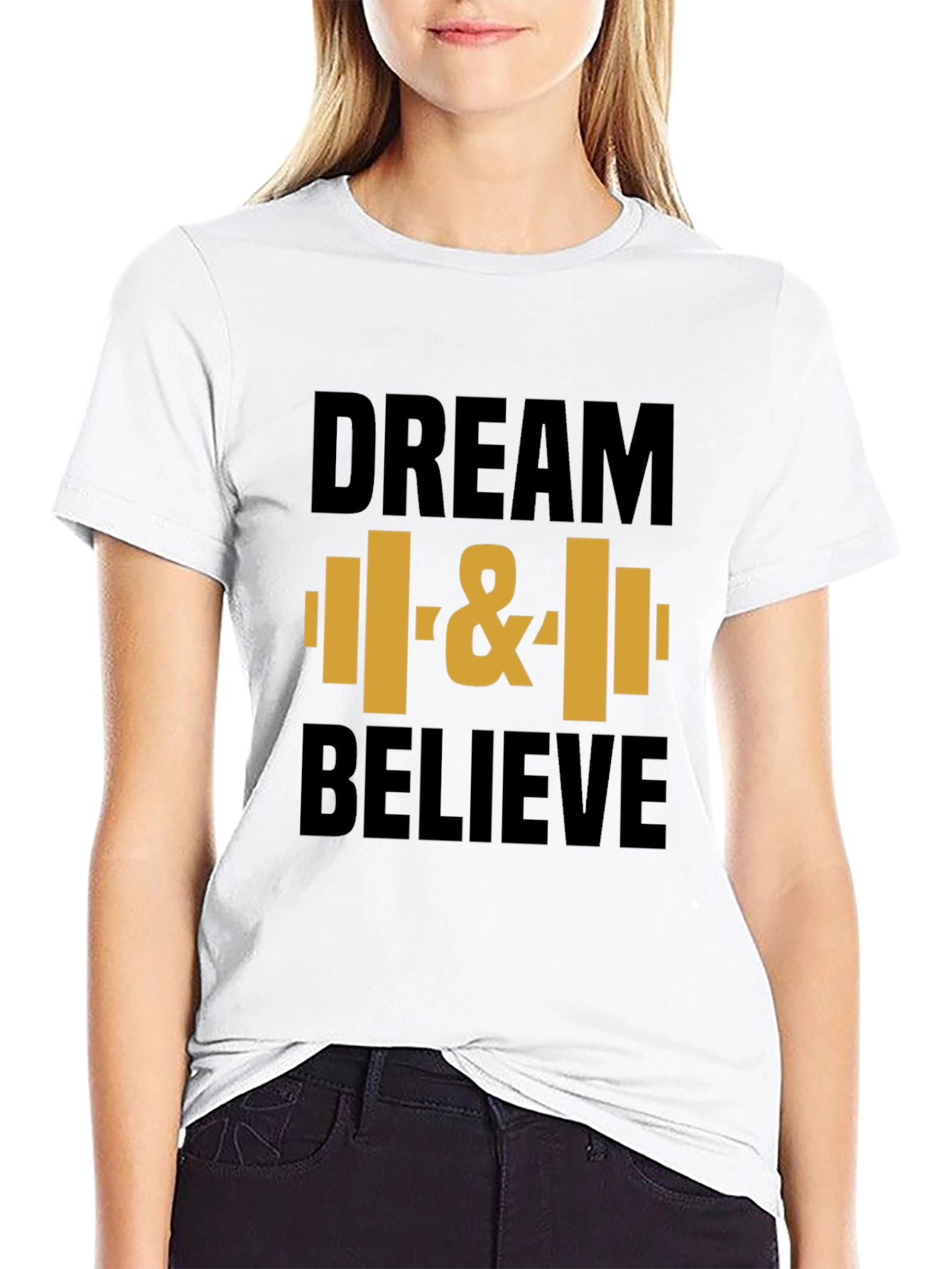 Dream & Believe Workout T-Shirt