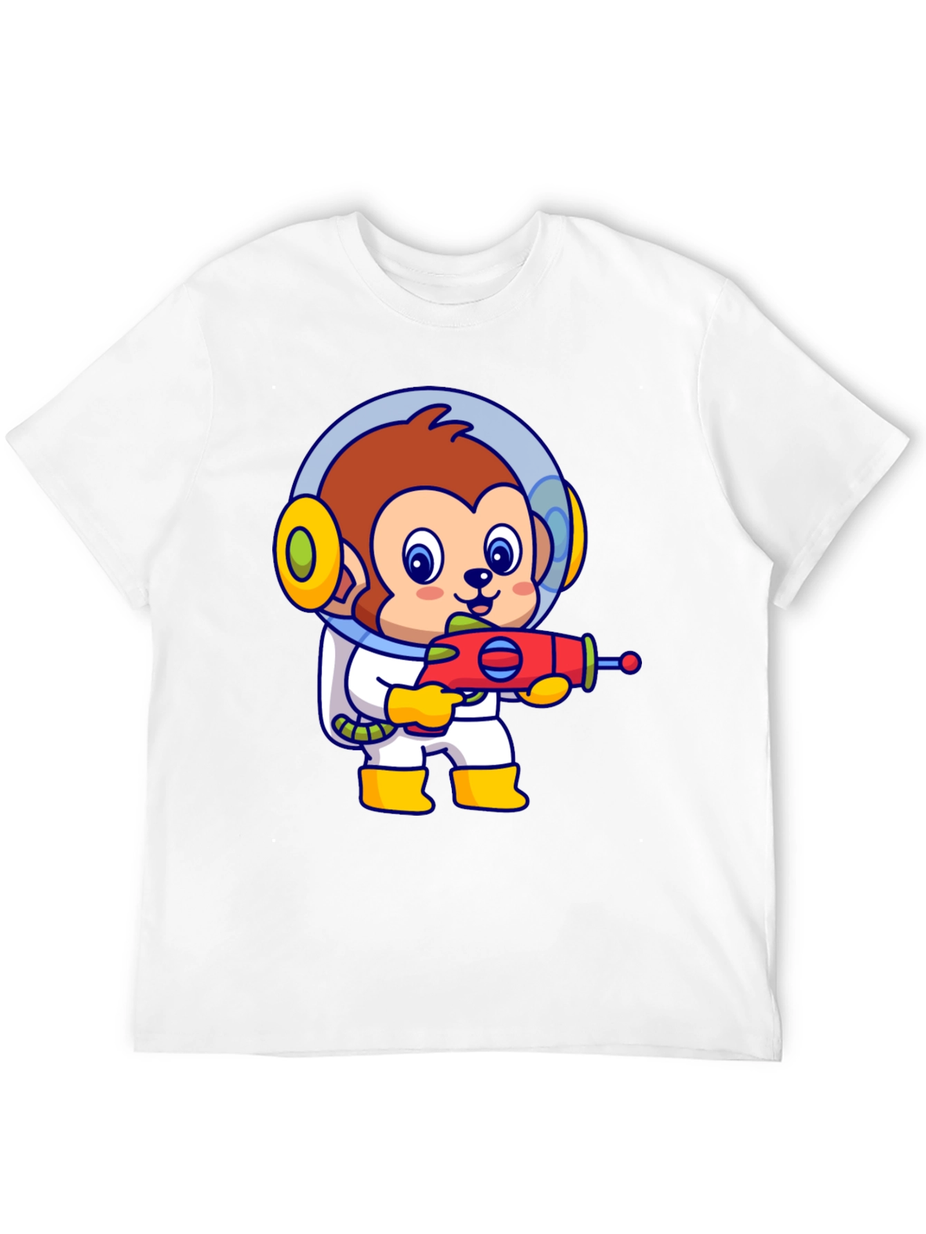 Astronaut Monkey T-Shirt - Fun Space Design