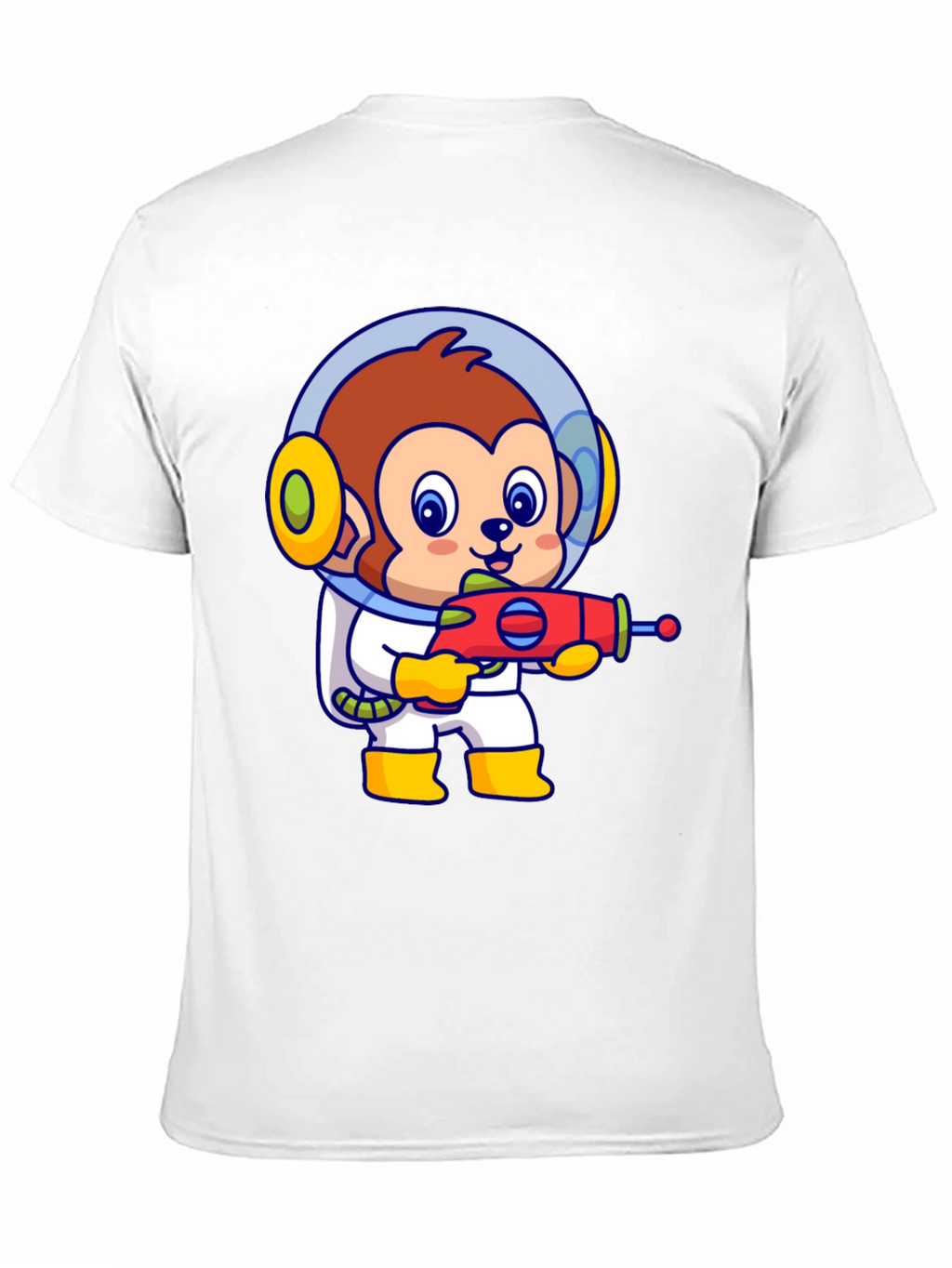 Astronaut Monkey T-Shirt - Fun Space Design