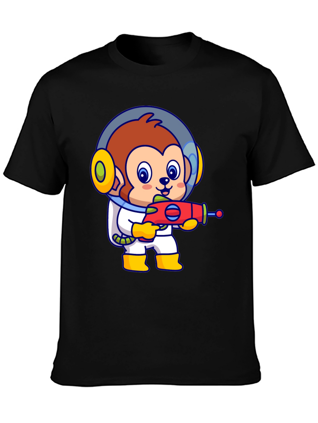 Astronaut Monkey T-Shirt - Fun Space Design
