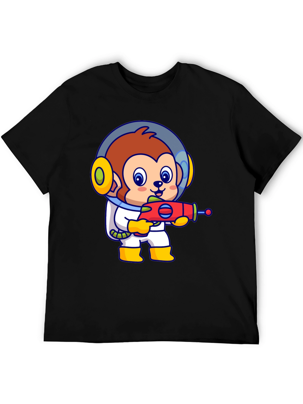 Astronaut Monkey T-Shirt - Fun Space Design