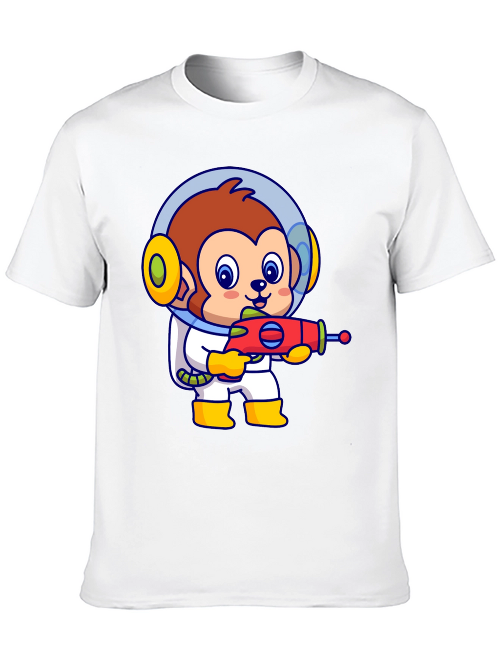 Astronaut Monkey T-Shirt - Fun Space Design