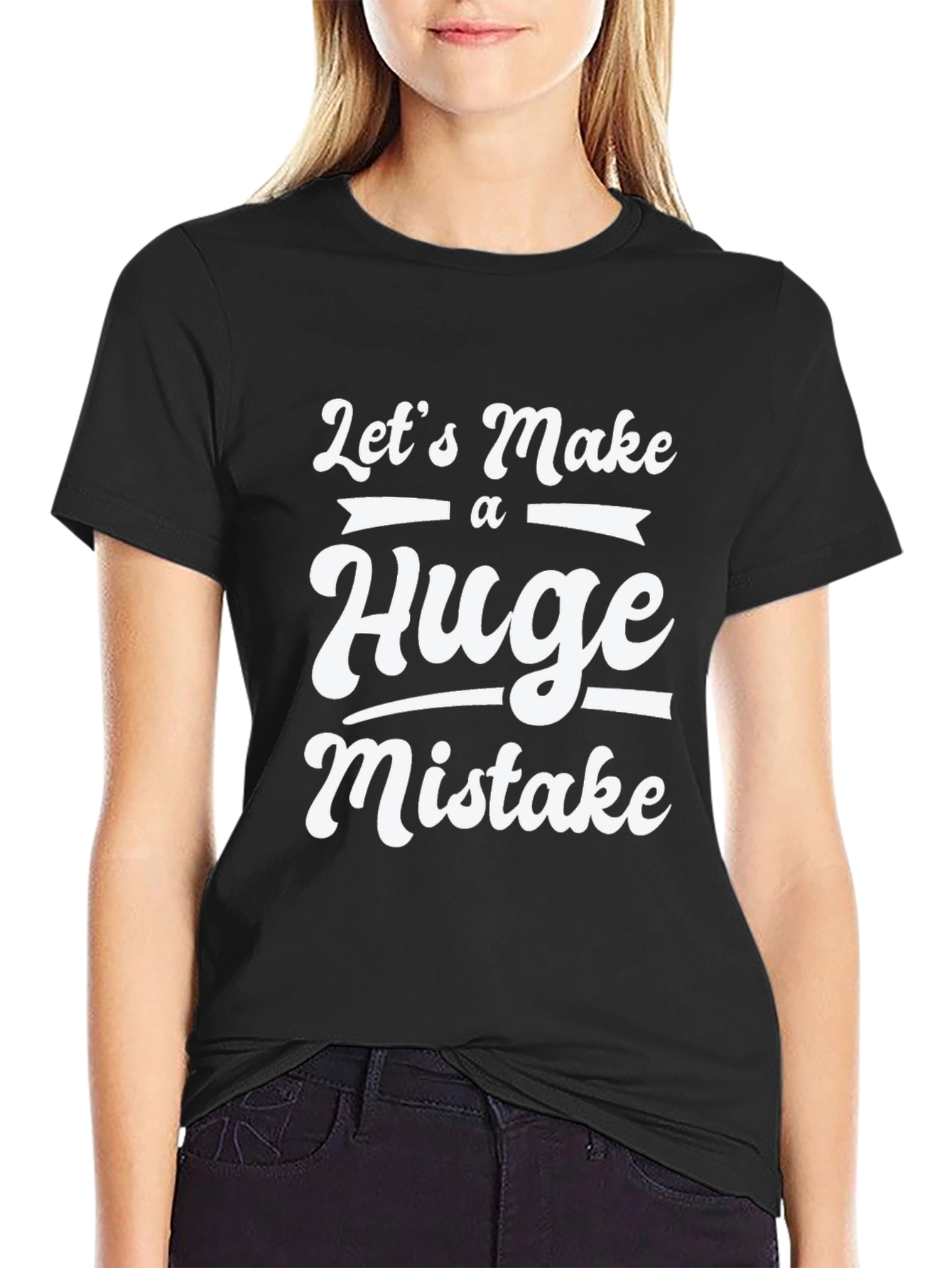 Funny Huge Mistake Graphic Tee