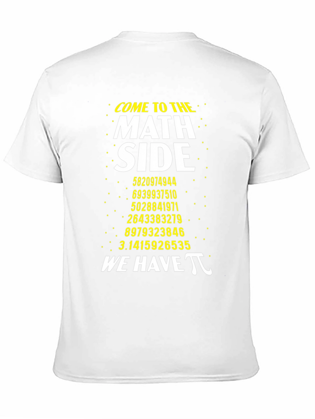 Math Side Pi Number T-Shirt Geeky Graphic Tee