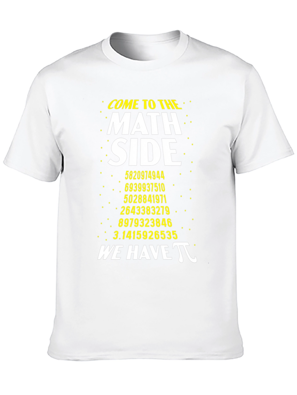 Math Side Pi Number T-Shirt Geeky Graphic Tee