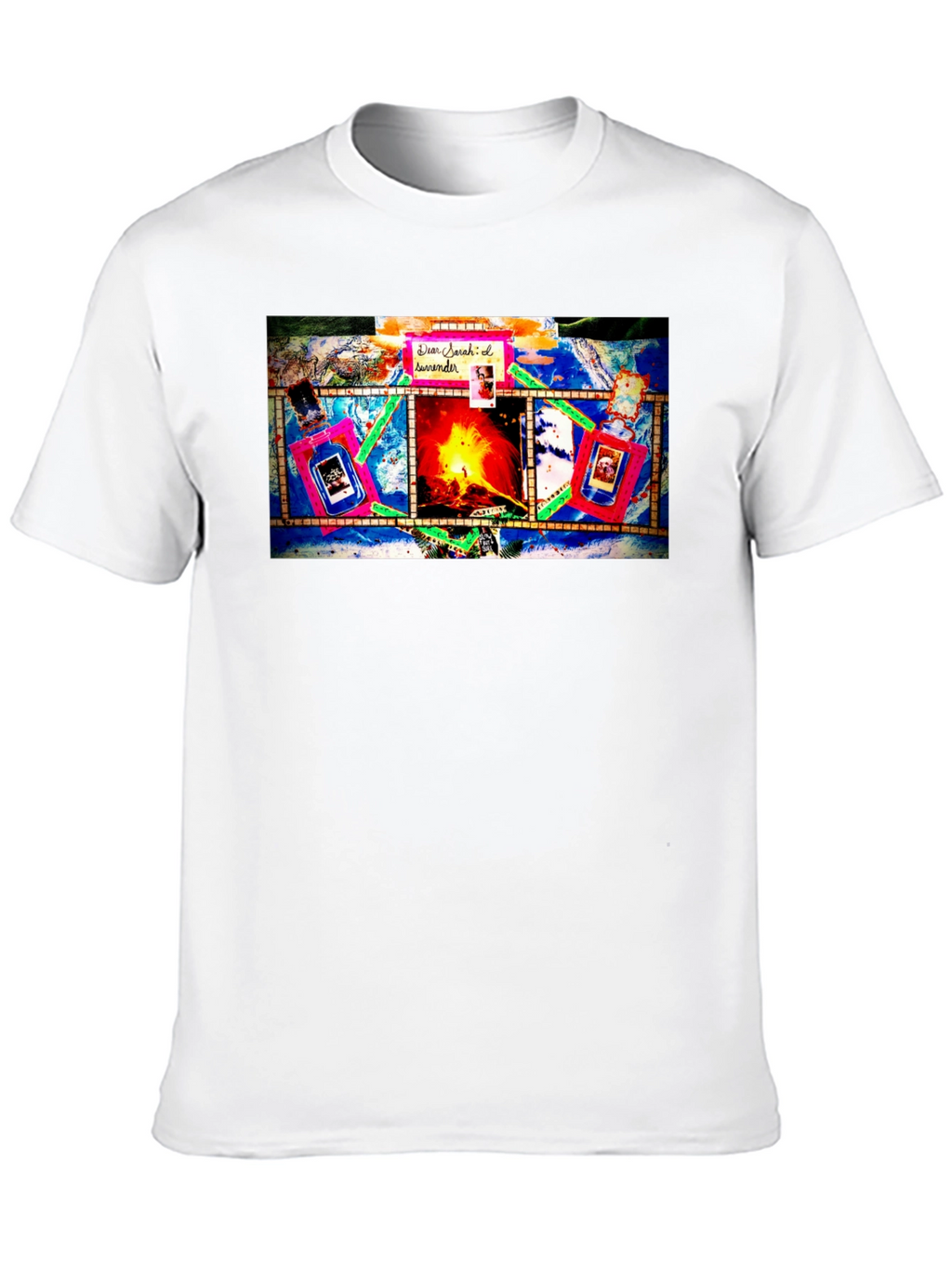 Unique Graphic Print Black T-Shirt