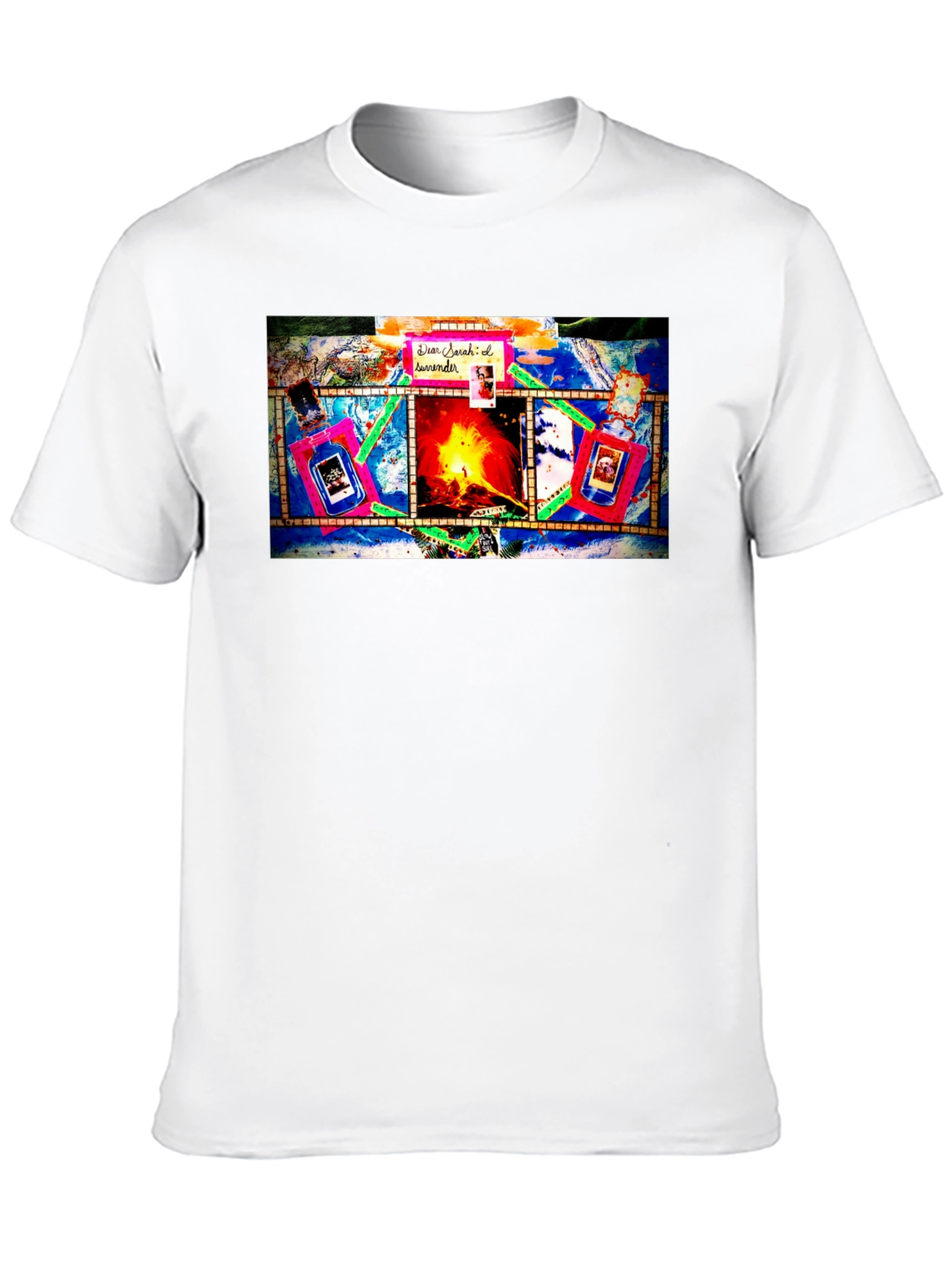 Unique Graphic Print Black T-Shirt