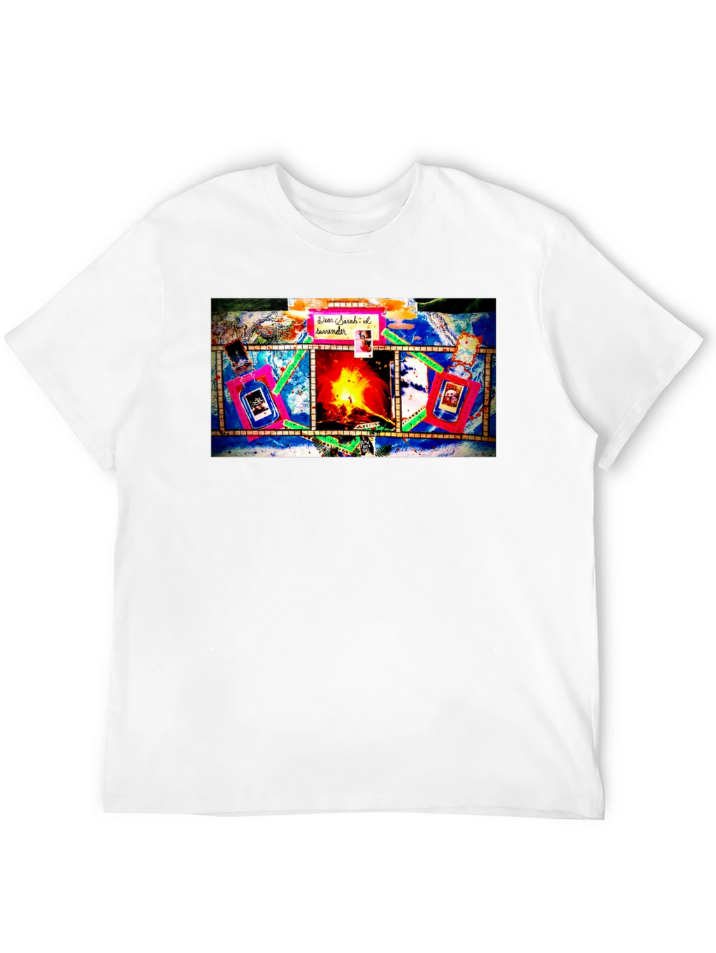 Unique Graphic Print Black T-Shirt