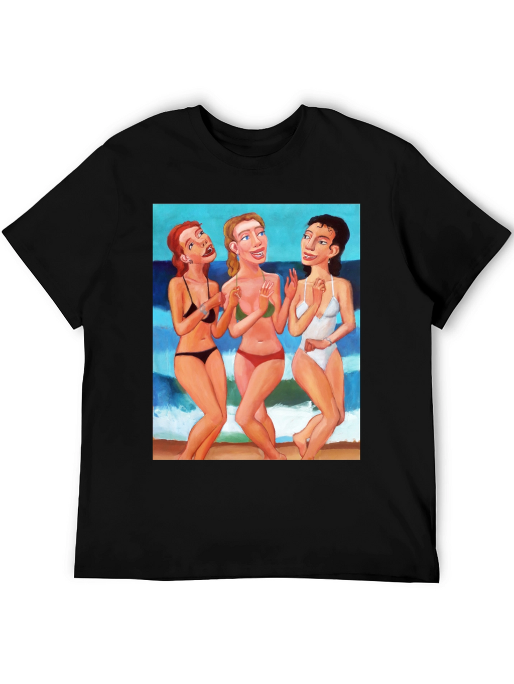Retro Beach Babes Graphic Tee - Unisex
