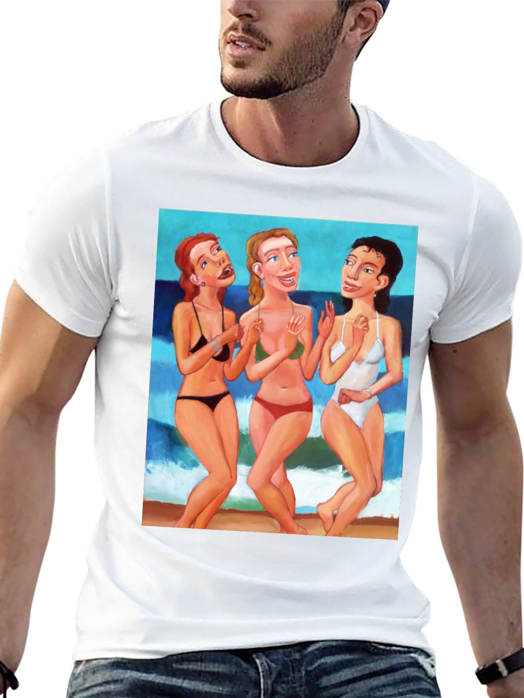 Retro Beach Babes Graphic Tee - Unisex