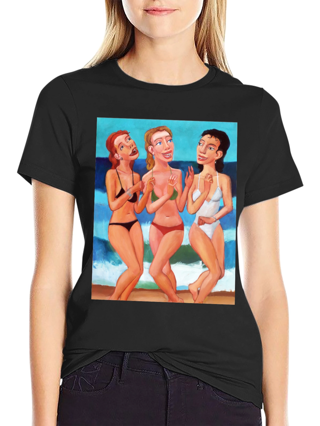Retro Beach Babes Graphic Tee - Unisex