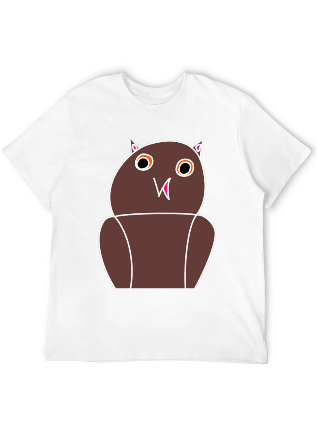 Funny Owl Graphic Tee - Unisex Black T-Shirt