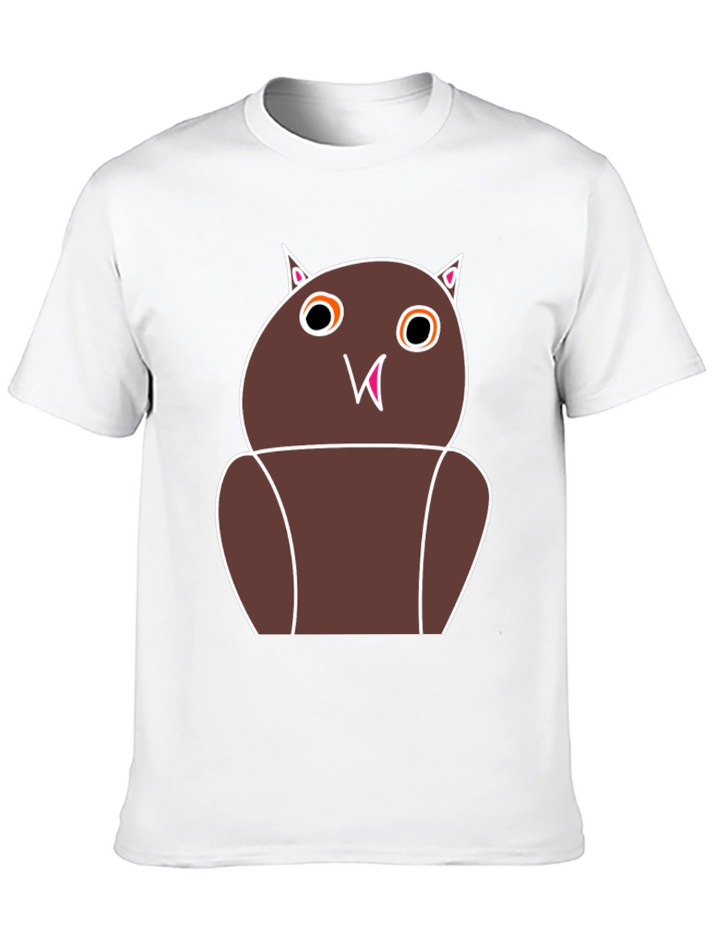 Funny Owl Graphic Tee - Unisex Black T-Shirt