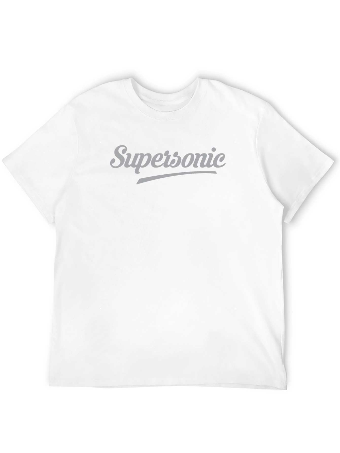 Supersonic Graphic Tee - Black Cotton Blend