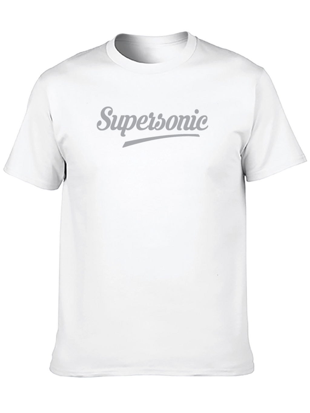 Supersonic Graphic Tee - Black Cotton Blend