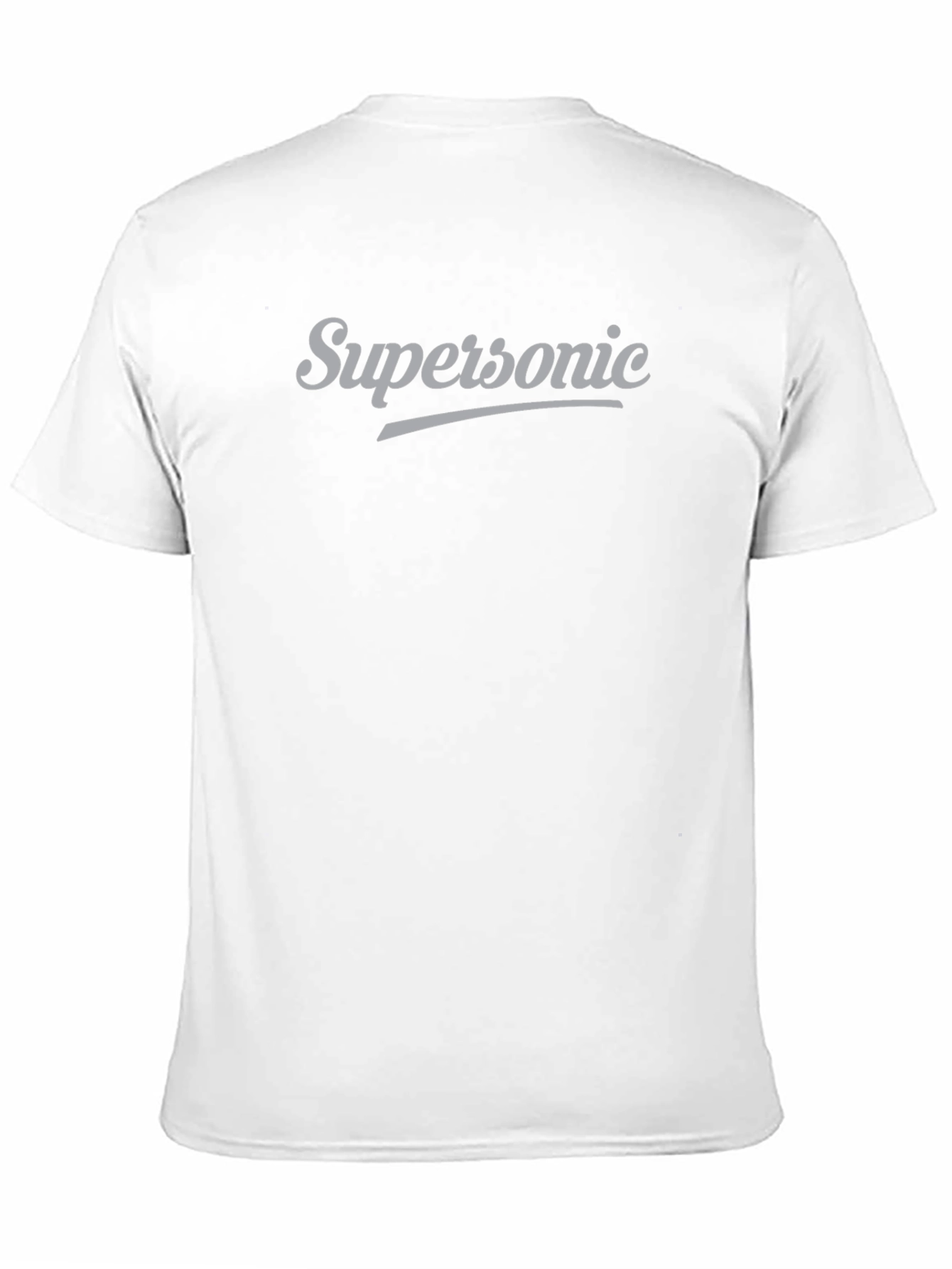 Supersonic Graphic Tee - Black Cotton Blend