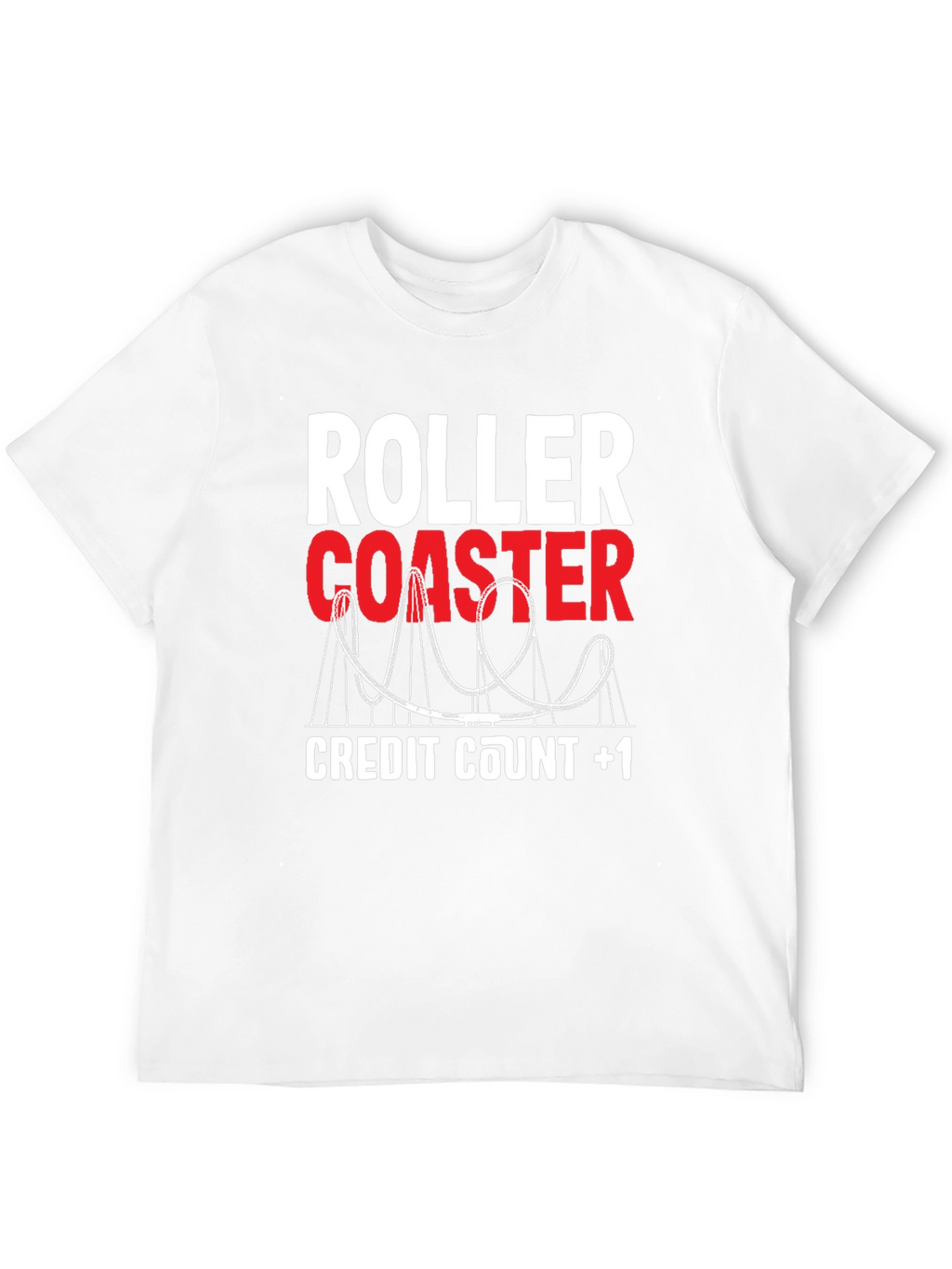 Roller Coaster Credit Count +1 Tee