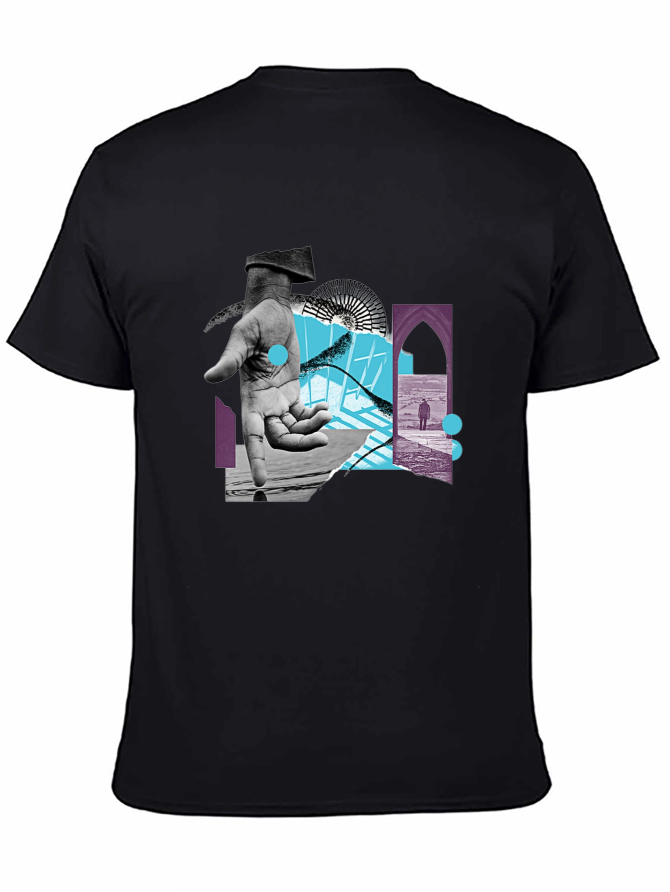 Abstract Graphic Print Tee - Modern Art T-Shirt