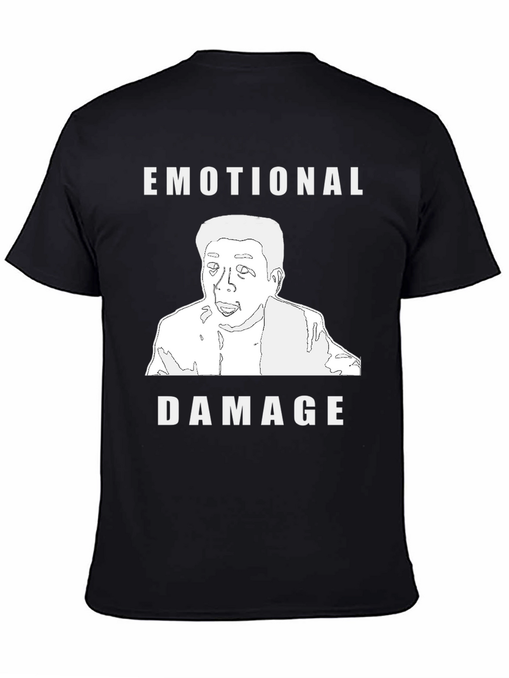 Emotional Damage Graphic T-Shirt - Black
