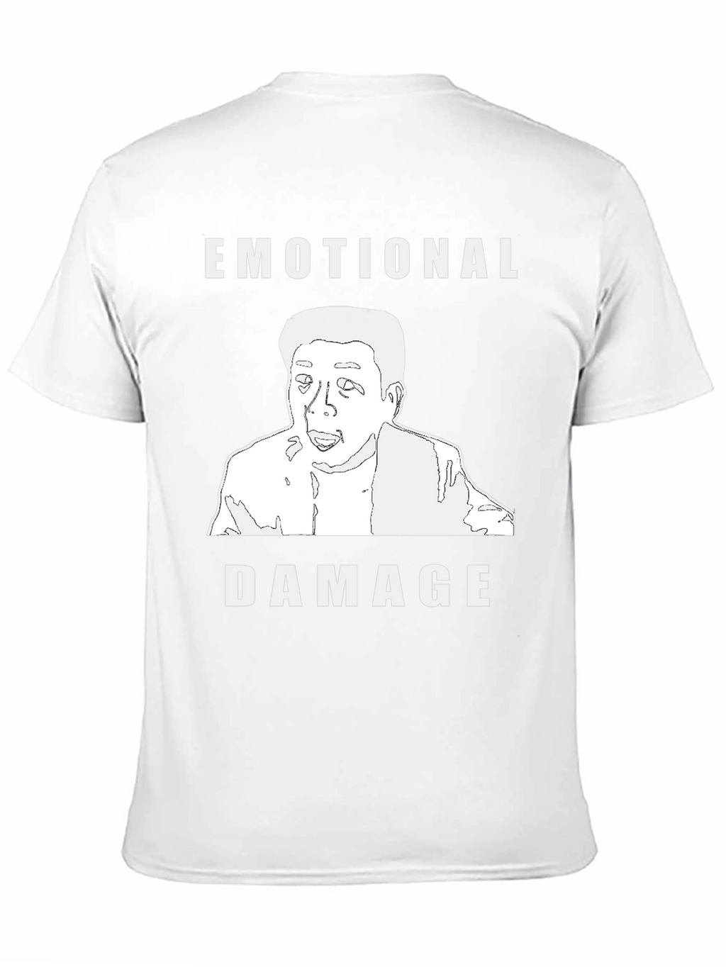 Emotional Damage Graphic T-Shirt - Black