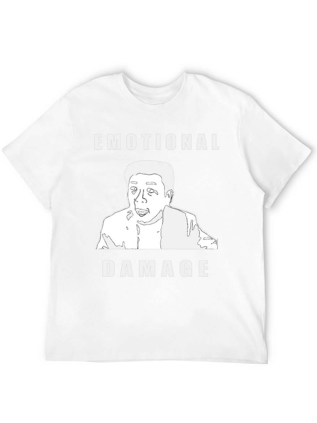 Emotional Damage Graphic T-Shirt - Black
