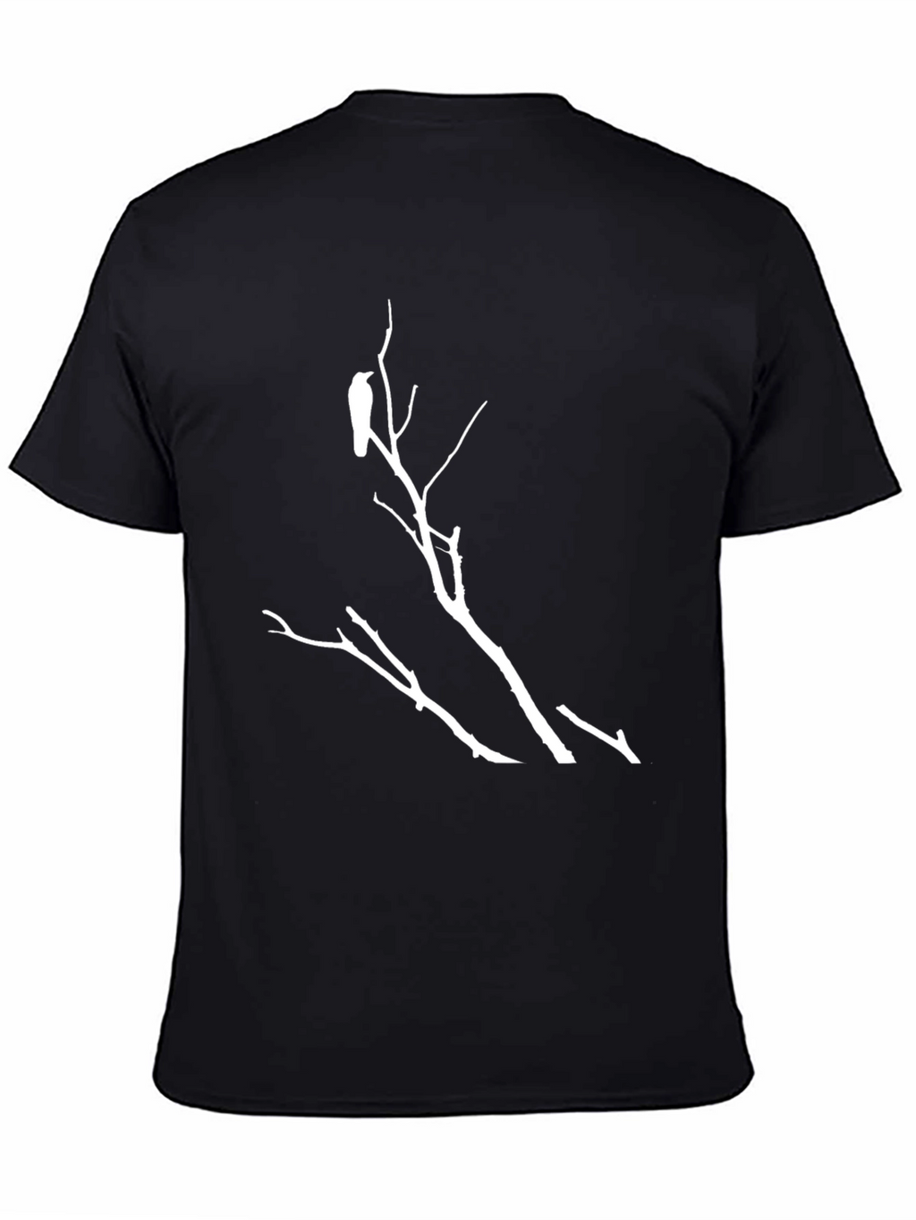 Raven on Branch Graphic T-Shirt