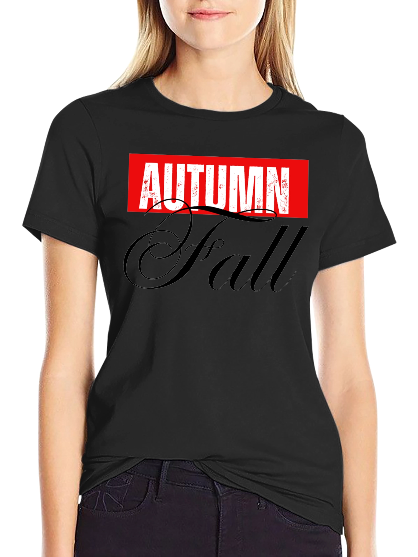 Autumn/Fall Graphic T-Shirt - Stylish Season Tee