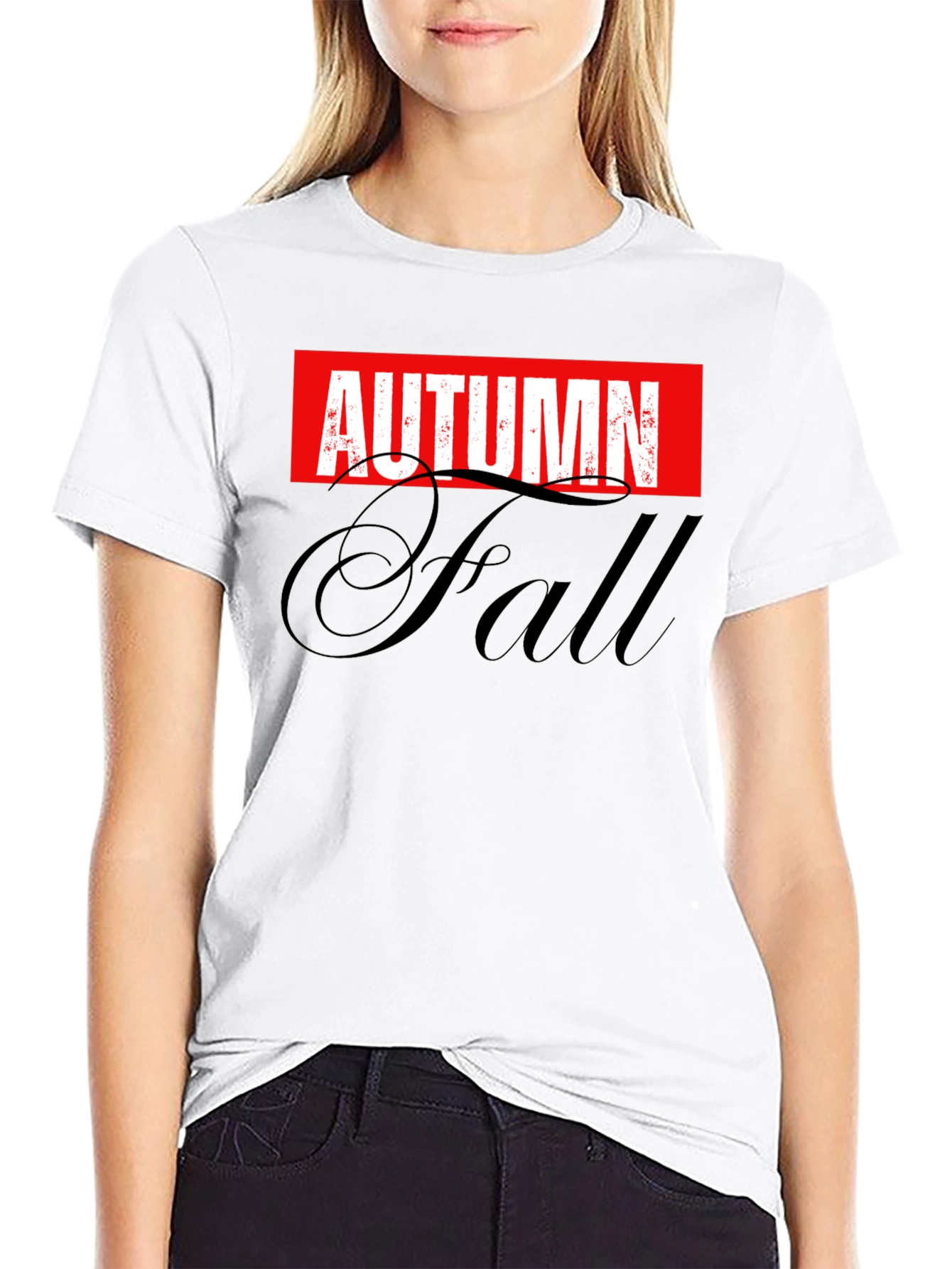 Autumn/Fall Graphic T-Shirt - Stylish Season Tee