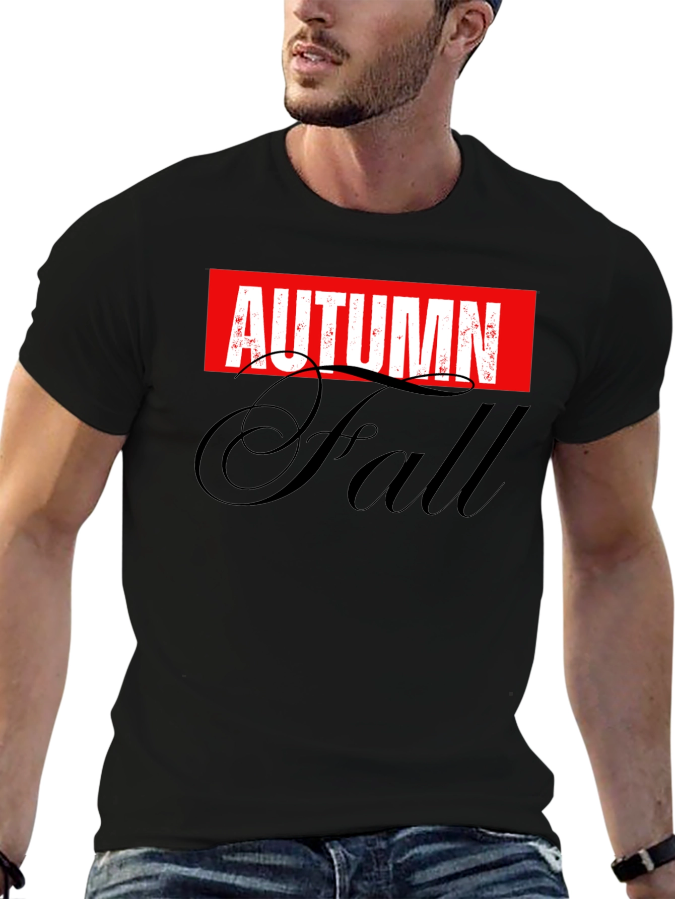 Autumn/Fall Graphic T-Shirt - Stylish Season Tee