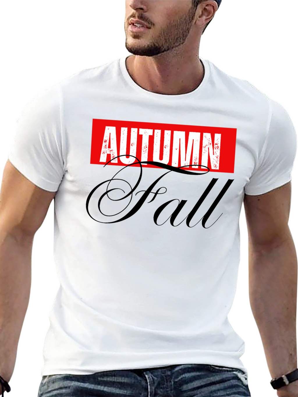 Autumn/Fall Graphic T-Shirt - Stylish Season Tee