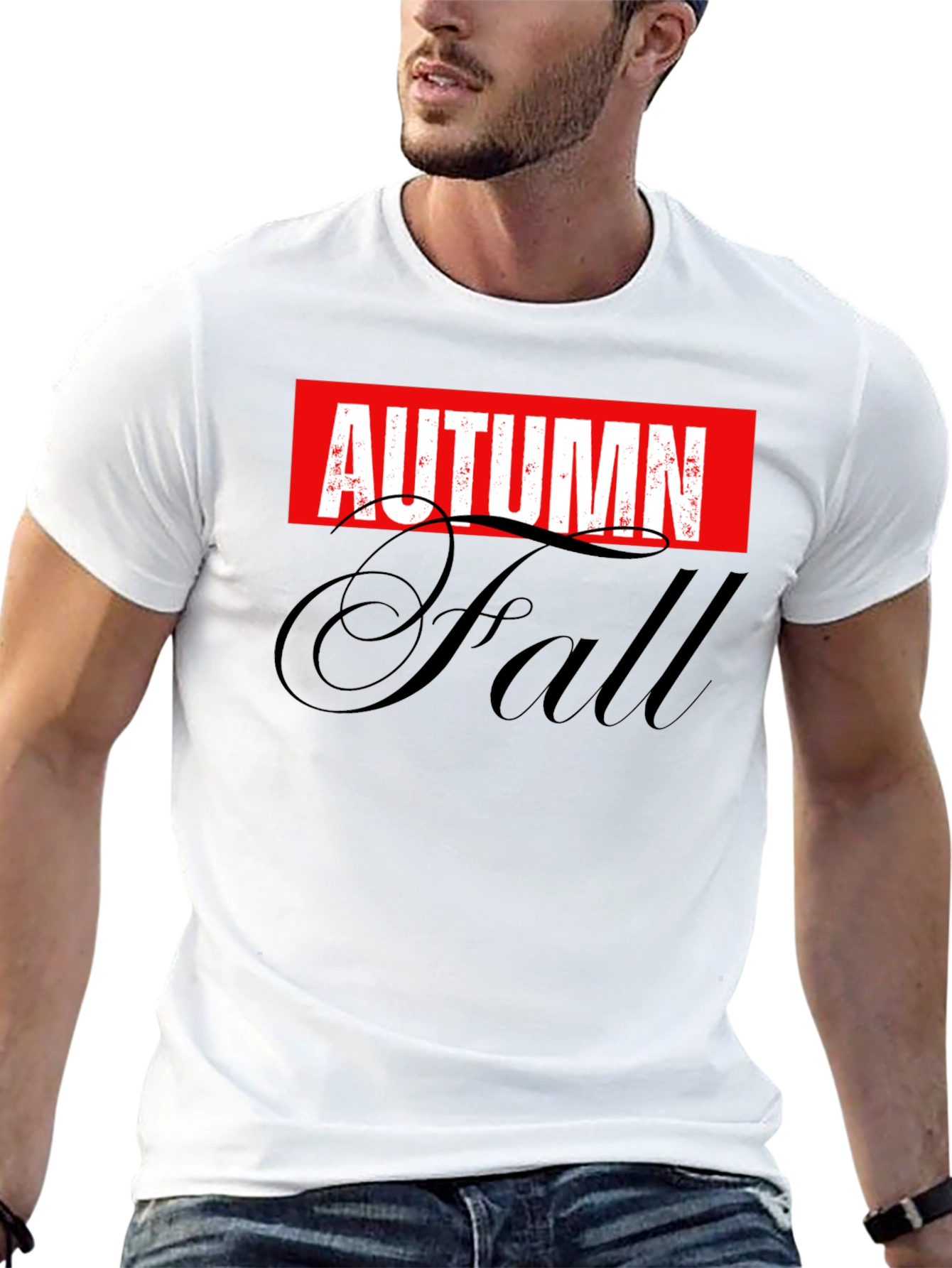 Autumn/Fall Graphic T-Shirt - Stylish Season Tee