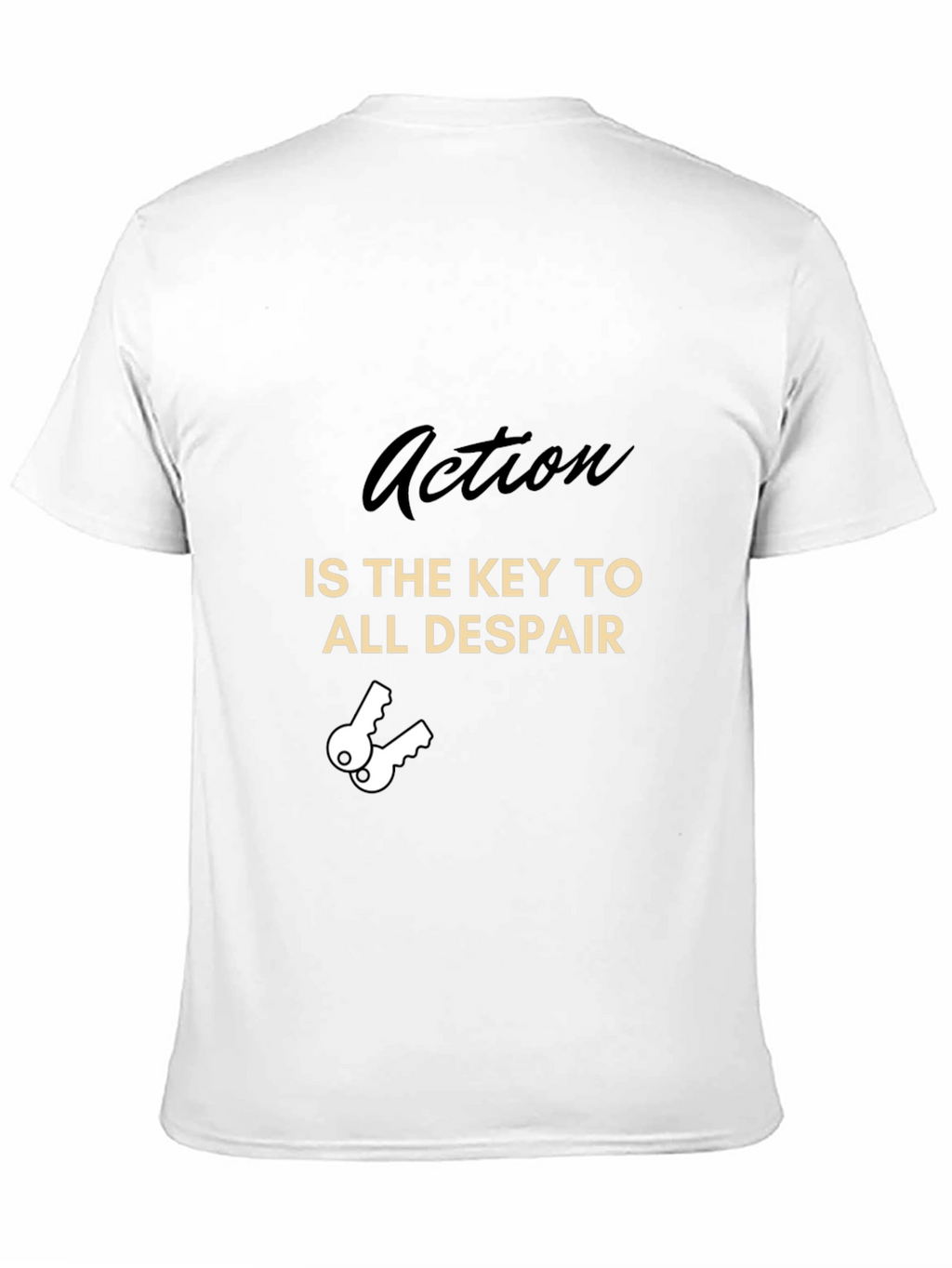 Action is the Key Graphic T-Shirt