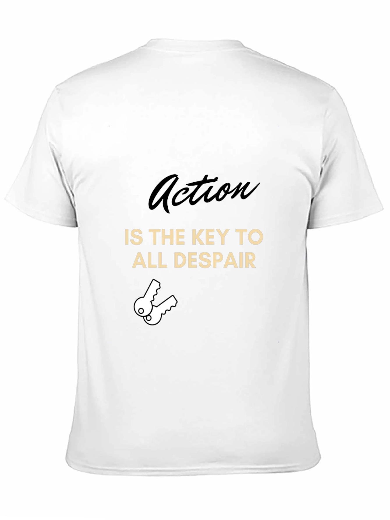 Action is the Key Graphic T-Shirt