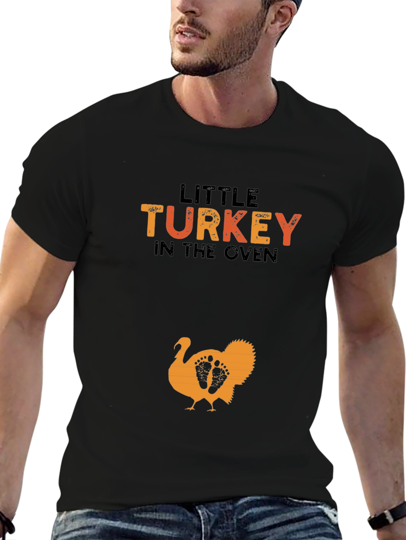 Little Turkey in the Oven Pregnancy T-Shirt