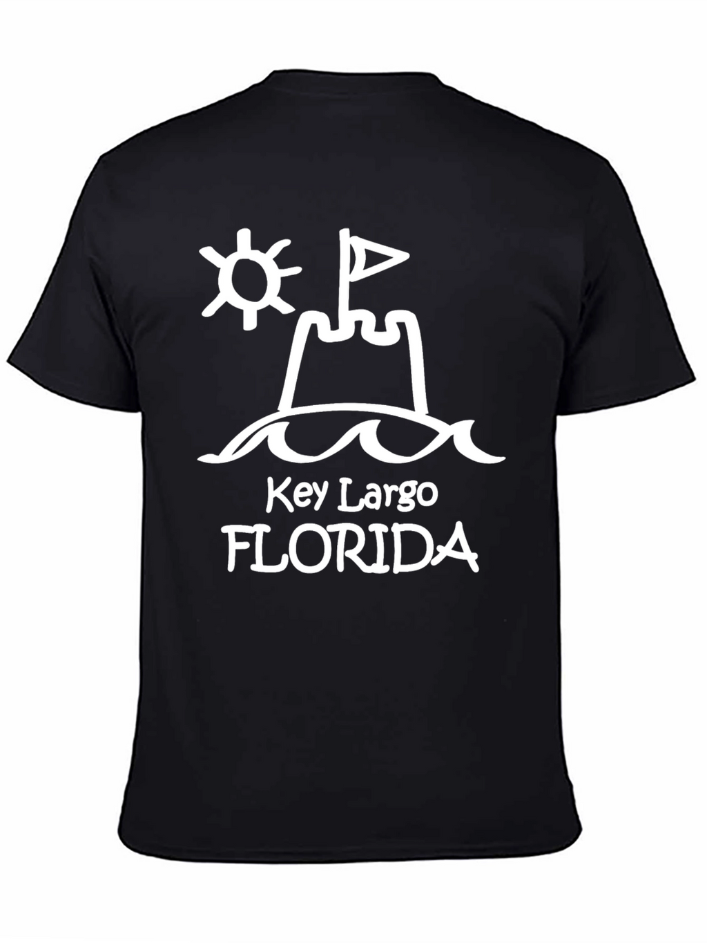 Key Largo Florida Beach Sandcastle T-Shirt