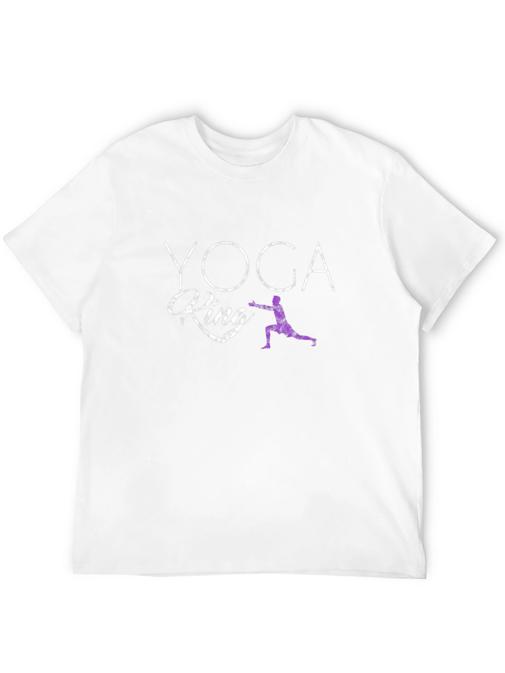 Yoga King Graphic Tee - Black Cotton T-Shirt