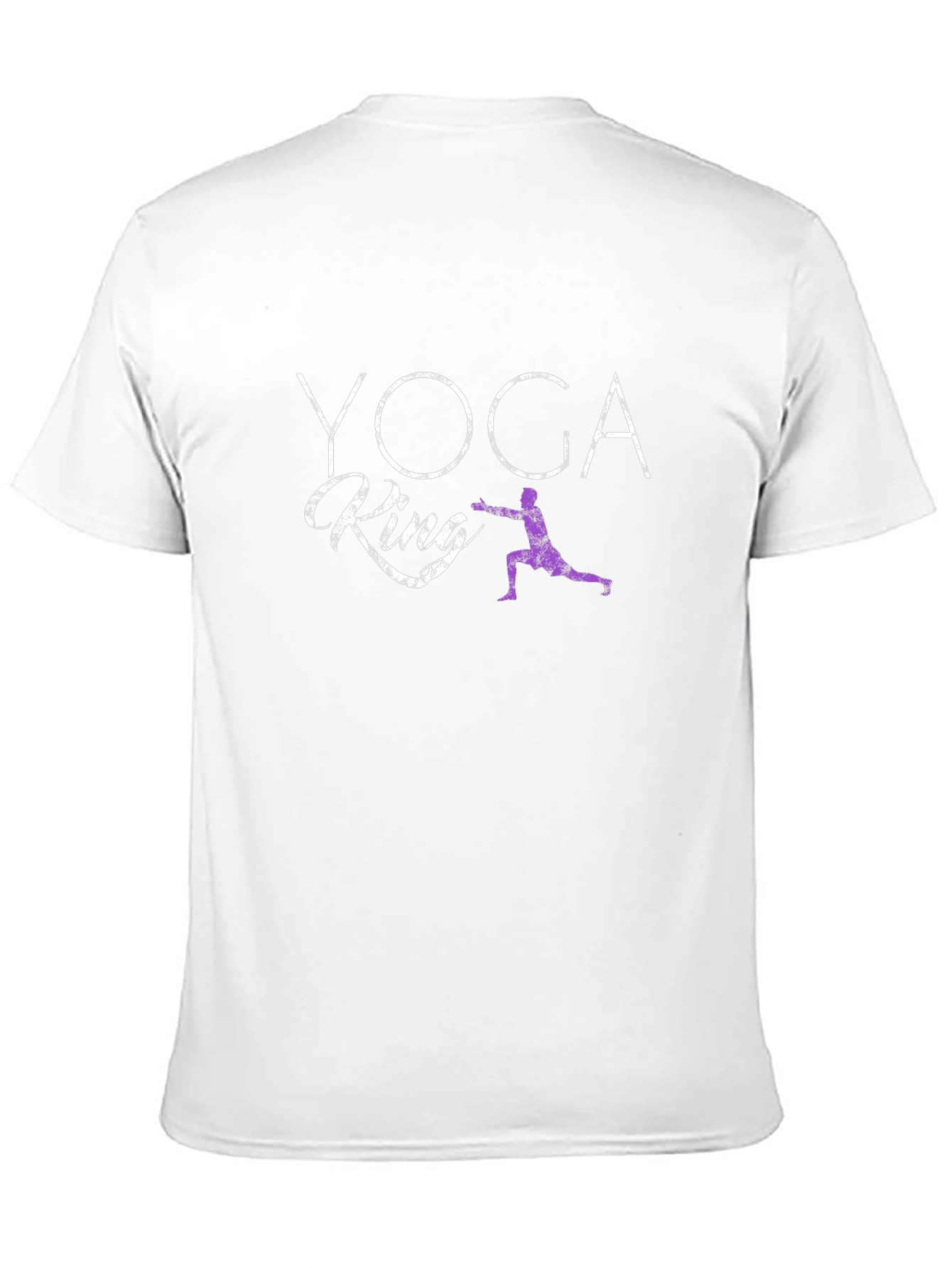 Yoga King Graphic Tee - Black Cotton T-Shirt