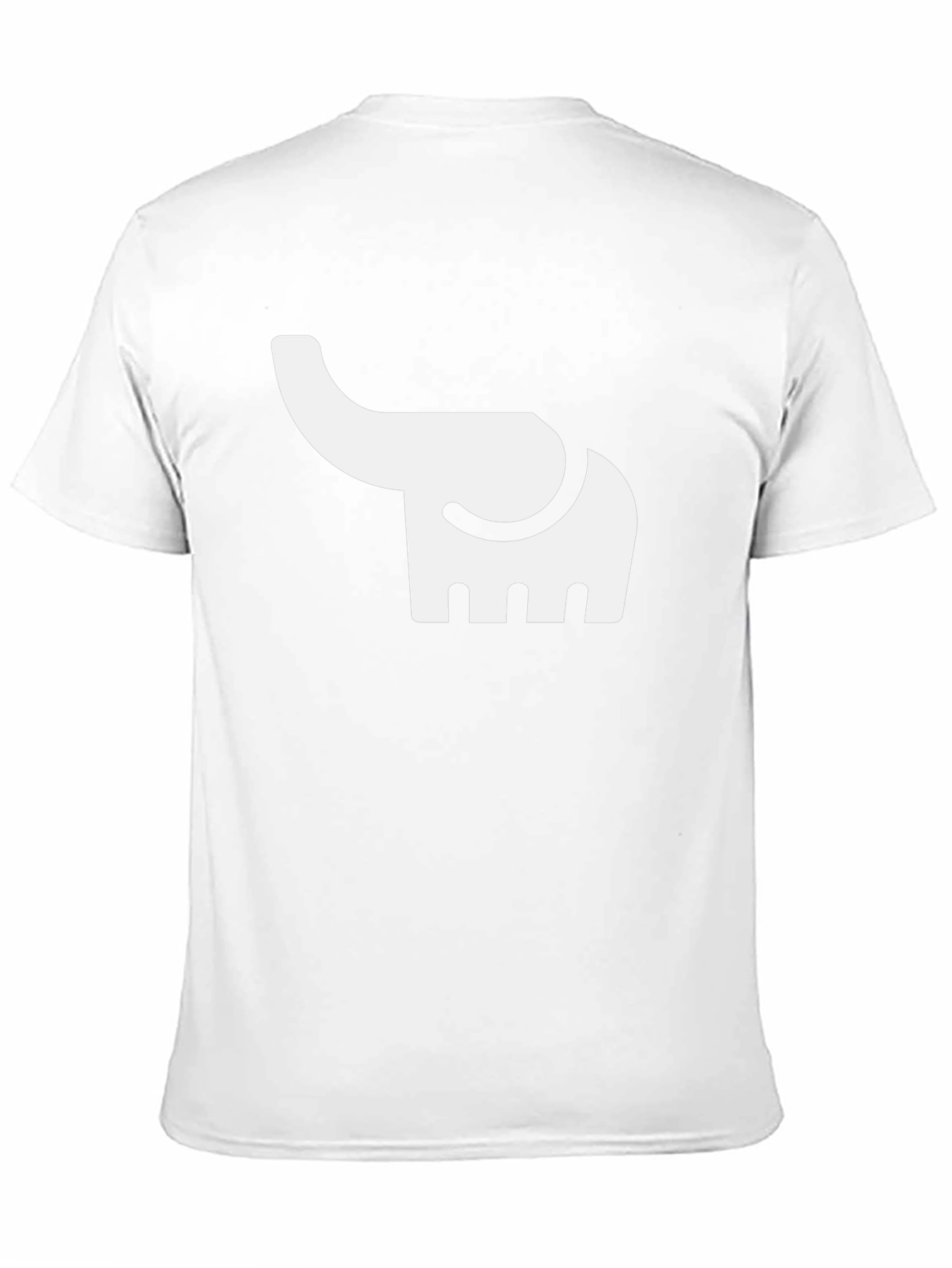 Elephant Graphic Tee - Black Cotton Casual