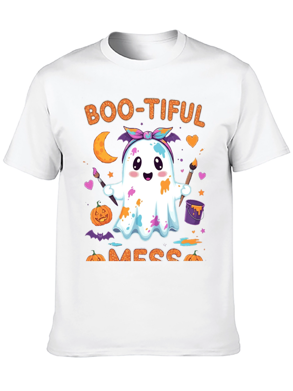 Boo-tiful Mess Halloween Graphic T-Shirt
