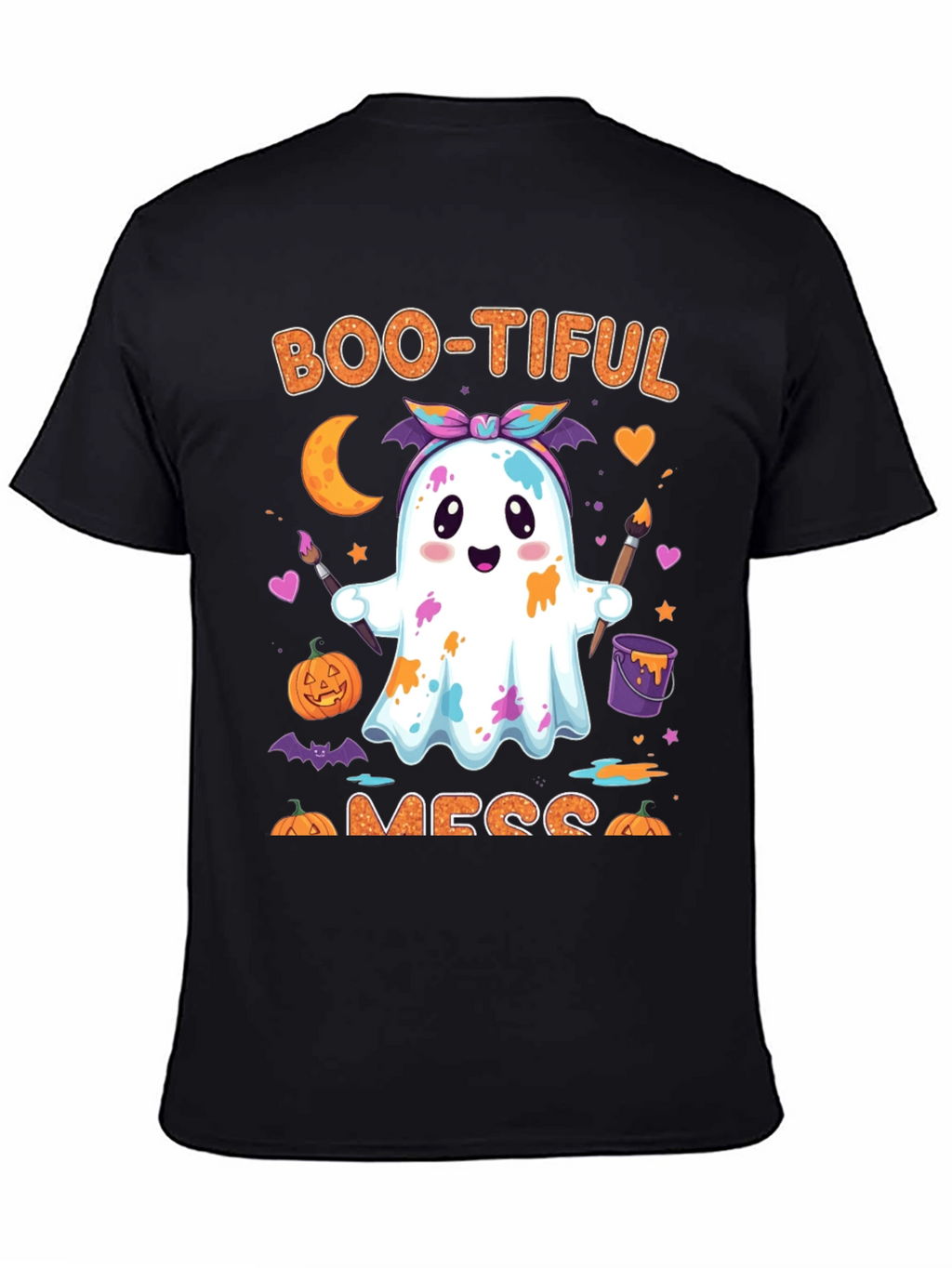 Boo-tiful Mess Halloween Graphic T-Shirt